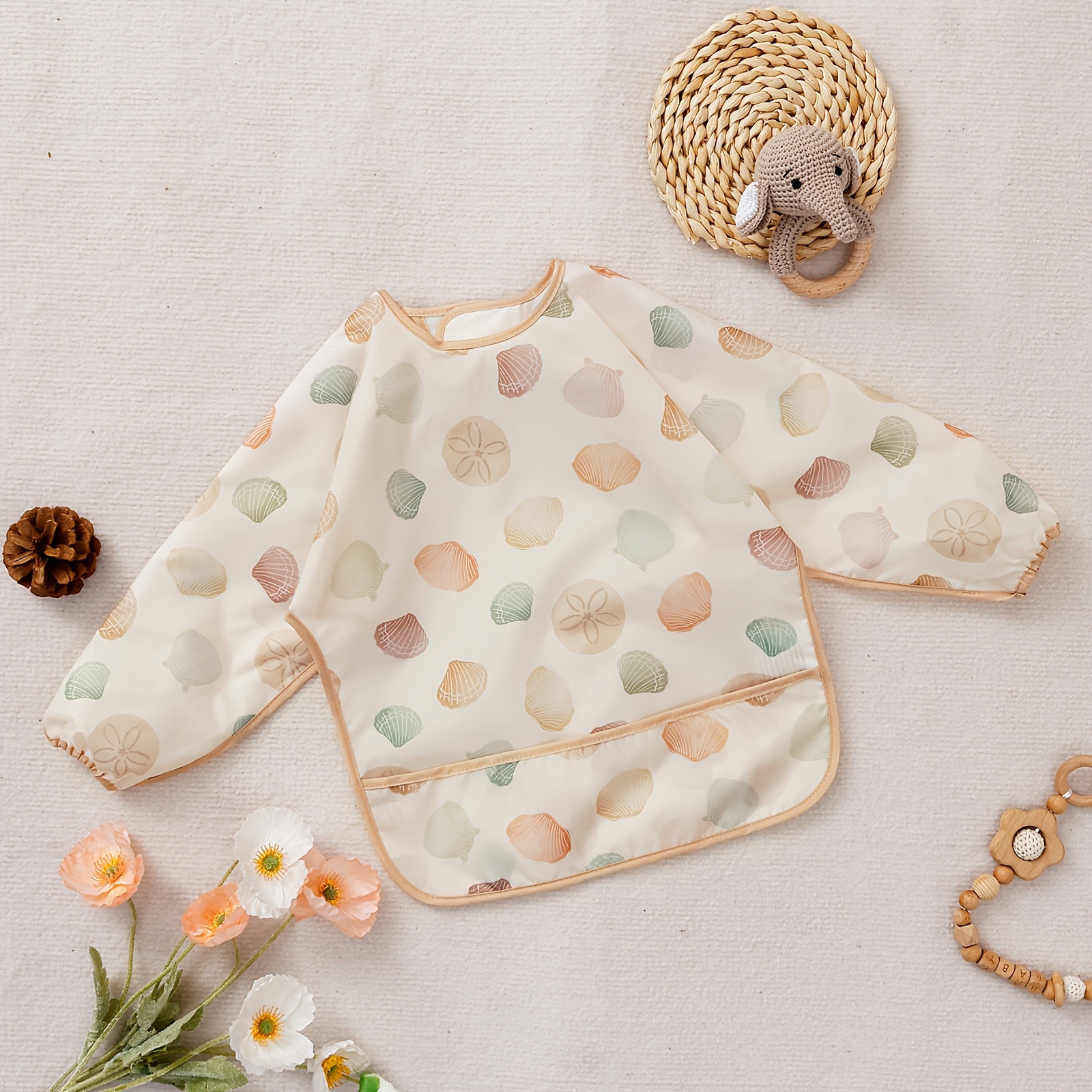Tablier DME Bébé Bavoir Manches Longues Tidy Tot - Tablier Imperméable Bébé - 6 Mois à 4 Ans - Sac Inclus Tidy Tot DME