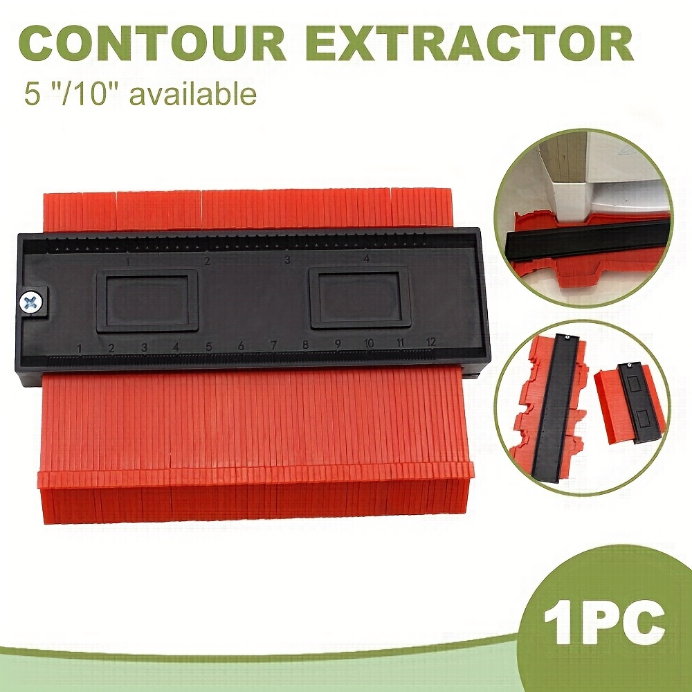 

Mr 1pc , 5"/10" , Plastic, Non-electric, Battery-free, Red, - Tool For Woodworking, Stone, Automotive, Irregular , Kit