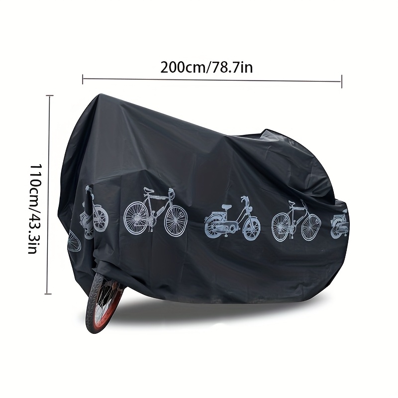 fit pe bicycle   season   bike cover durable outdoor storage for cycling gear