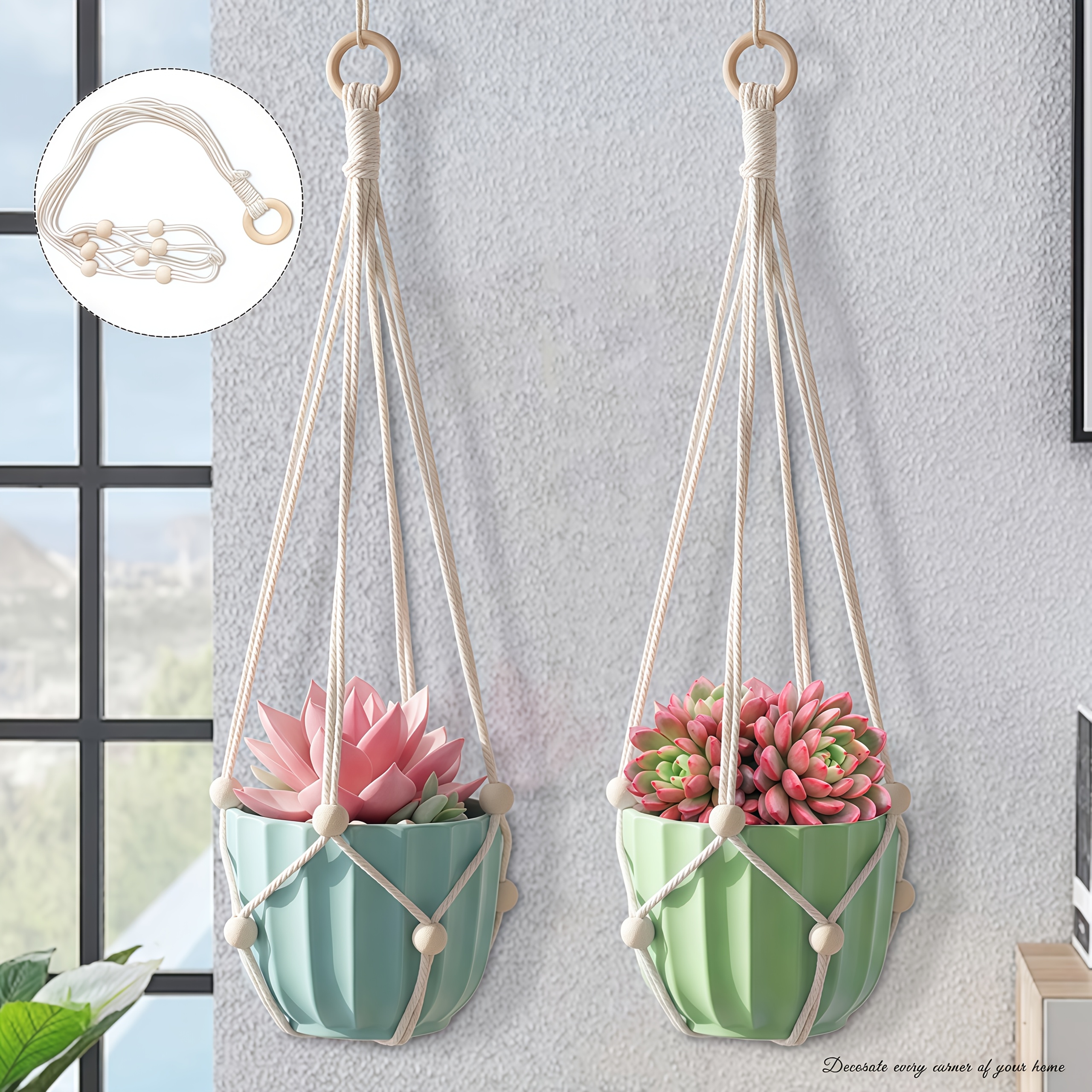 empty hanging baskets - Cyprus
