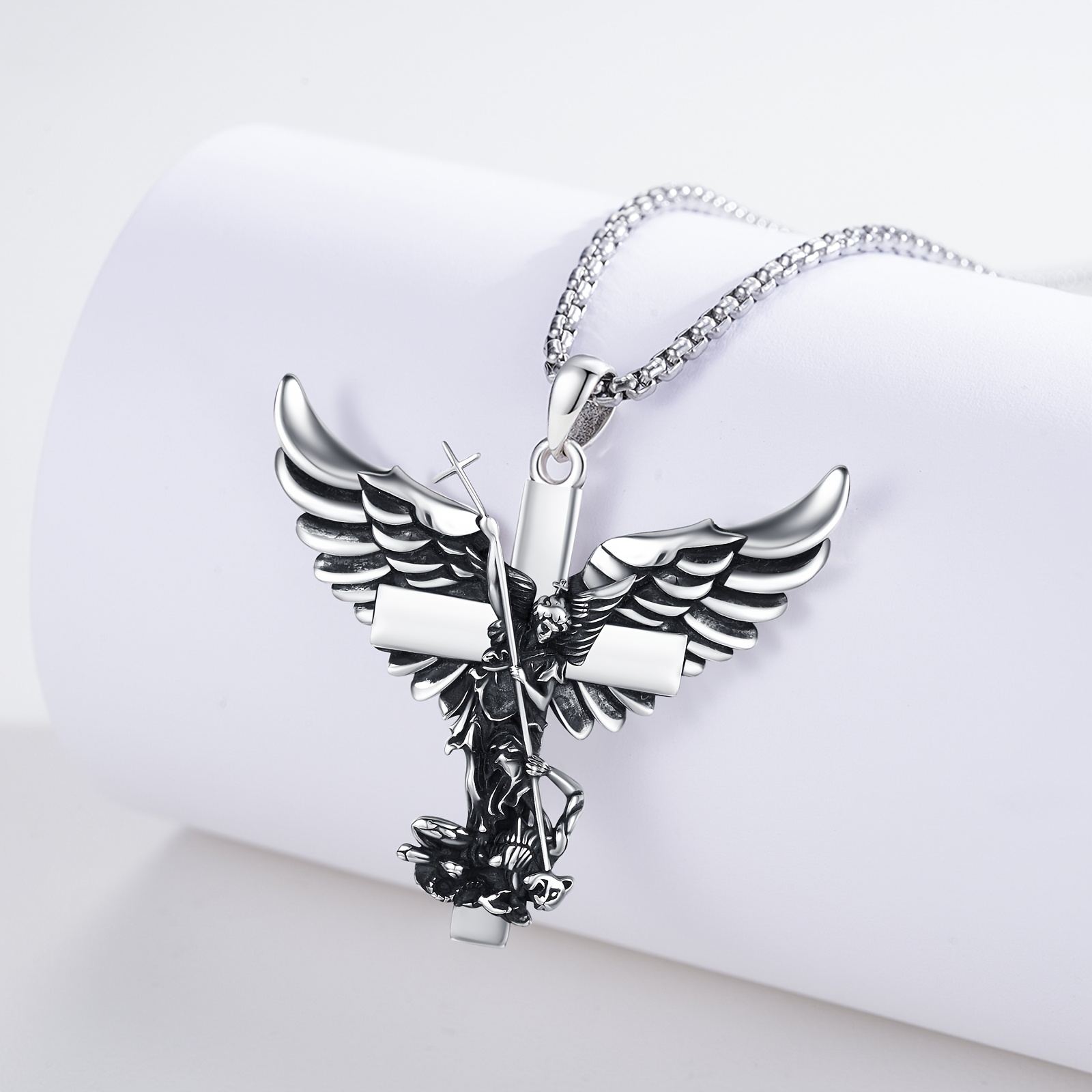 St Michael Pendant Detail
