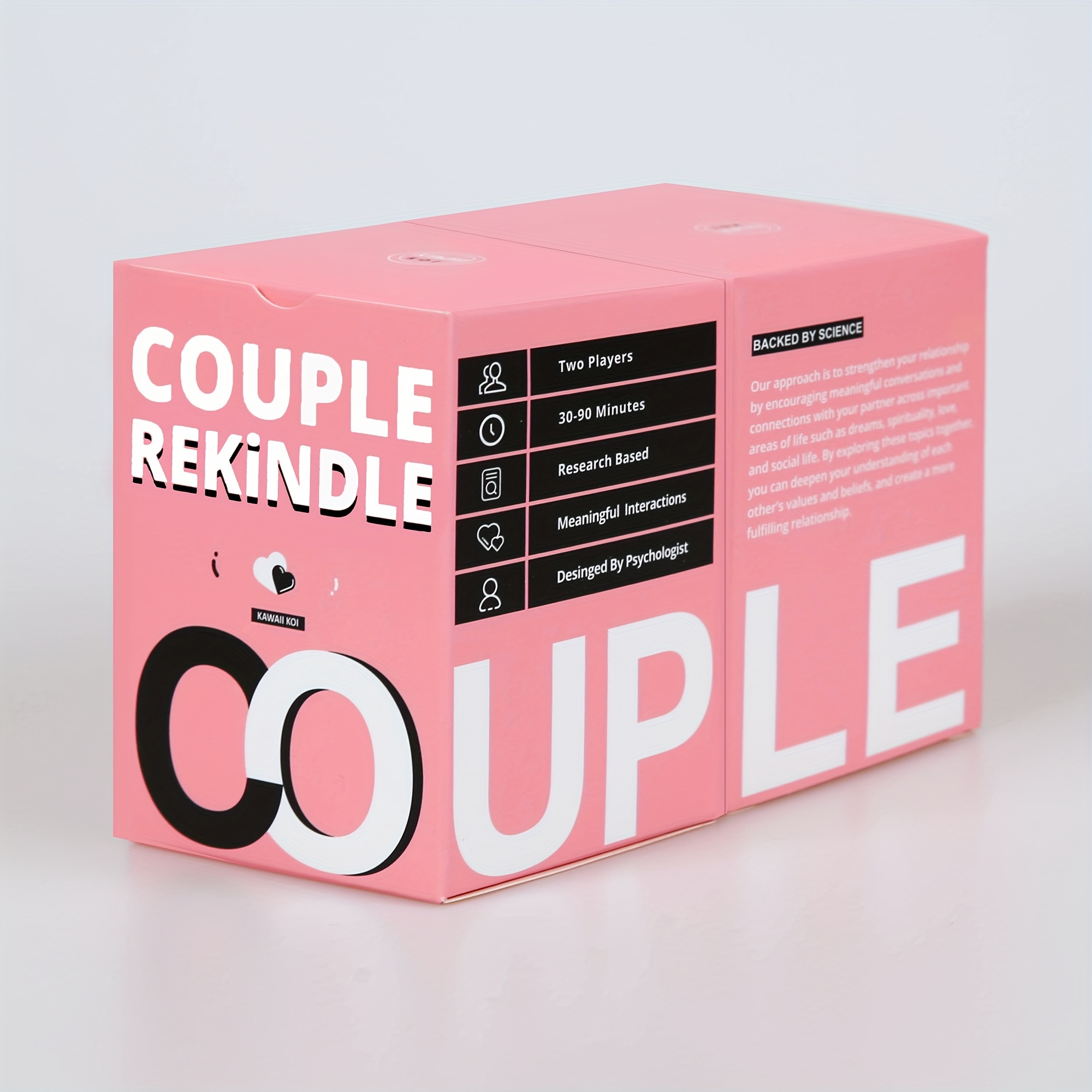 Couple Reconnect Game Box - 165 Conversation Cards, Date Night & Anniversary Gift, Paper Material, No Electricity Needed, Featherless, Fun & Engaging for Couples for Halloween, Christmas Event & Party Supplies Halloween&Christmas