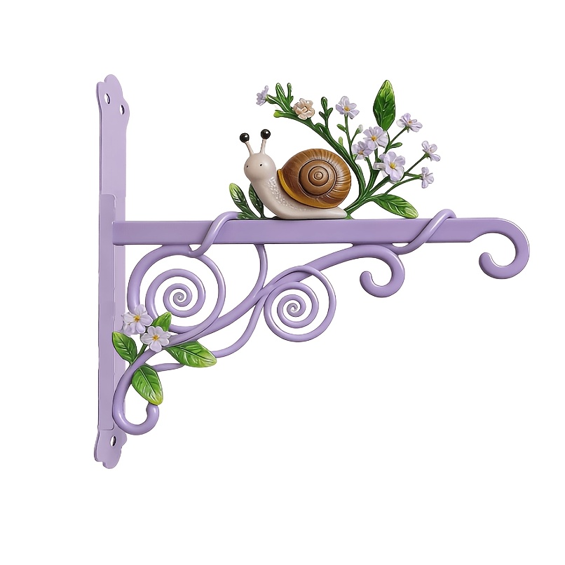 E-shop Metall Bunte Niedliche Schnecken-Motiv Design Ländliche Bauernhof Outdoor Wand Pflanzen Aufhänger Dekorative Handwerk, Leuchtende Farben,