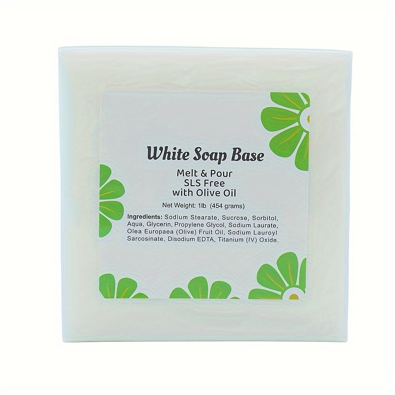 

White Soap Base, Premium Glycerin Soap Base, Handmade Soap Add Natural Olive Oil, Moisturizing Melt And Pour Soap Base For Soap Making