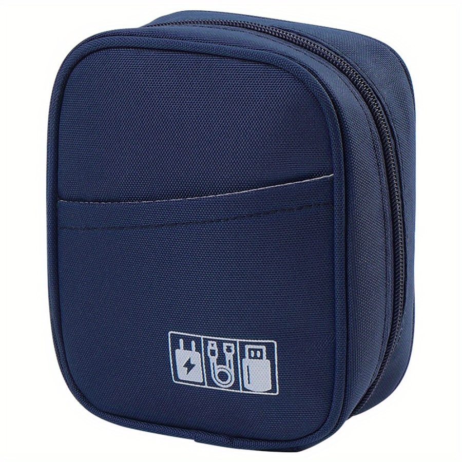Portable Digital Tech Organizer Case Compatible For,, Tablets - Shockproof Cables, Adapters & Earphones Holder - Travel & Daily Electronics Accessories Storage Bag
