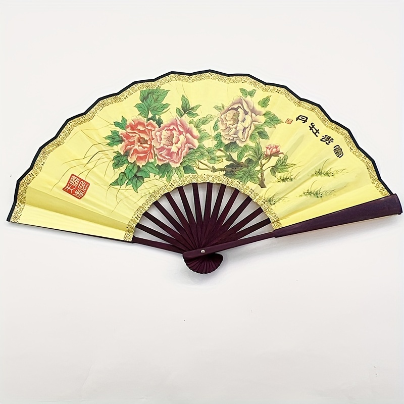 男性用のヴィンテージスタイルの8インチ折りたたみ扇子 伝統的な中国の 