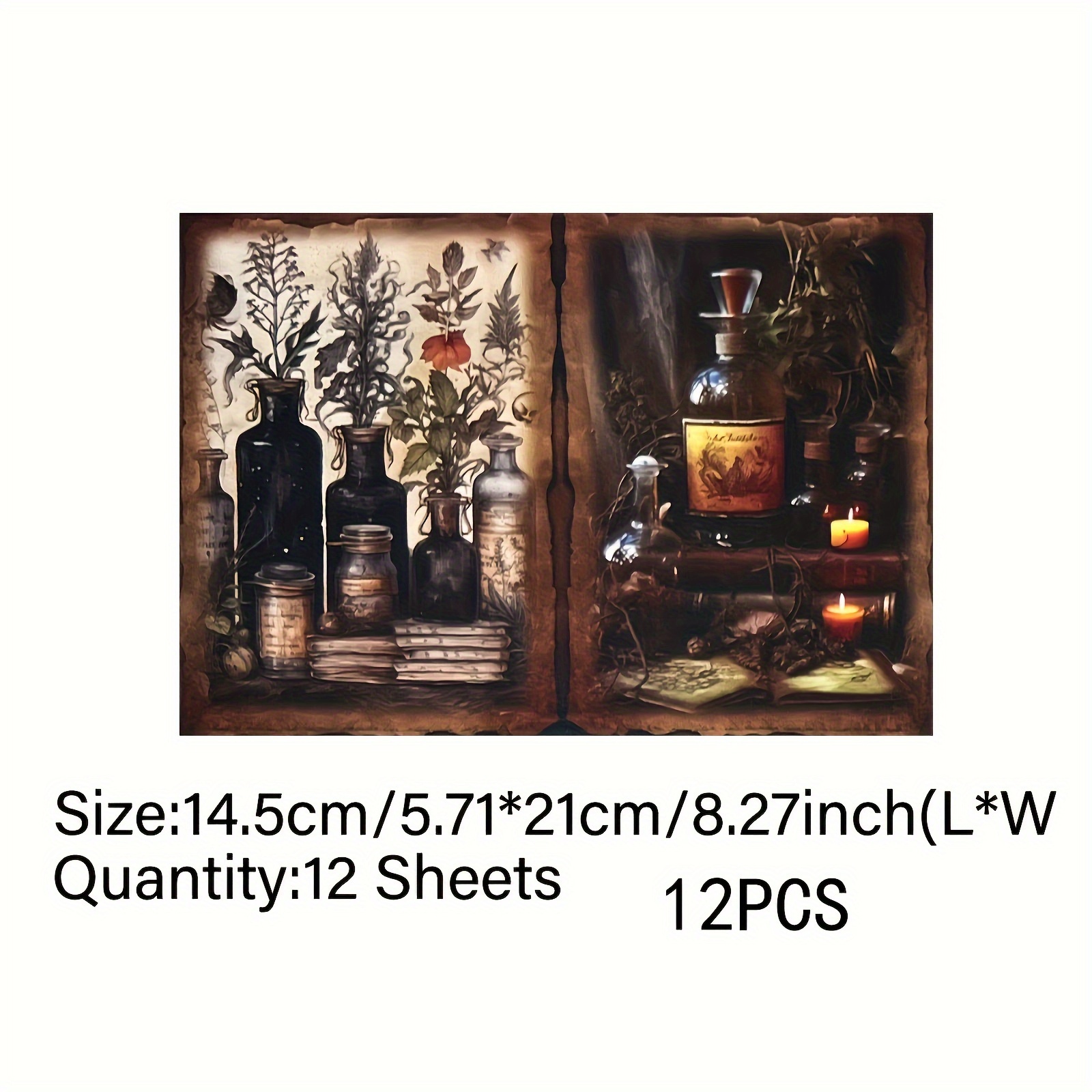 Vigus12 Dark Jar Description Junk Diary Magazine A5 Size Handmade Paper