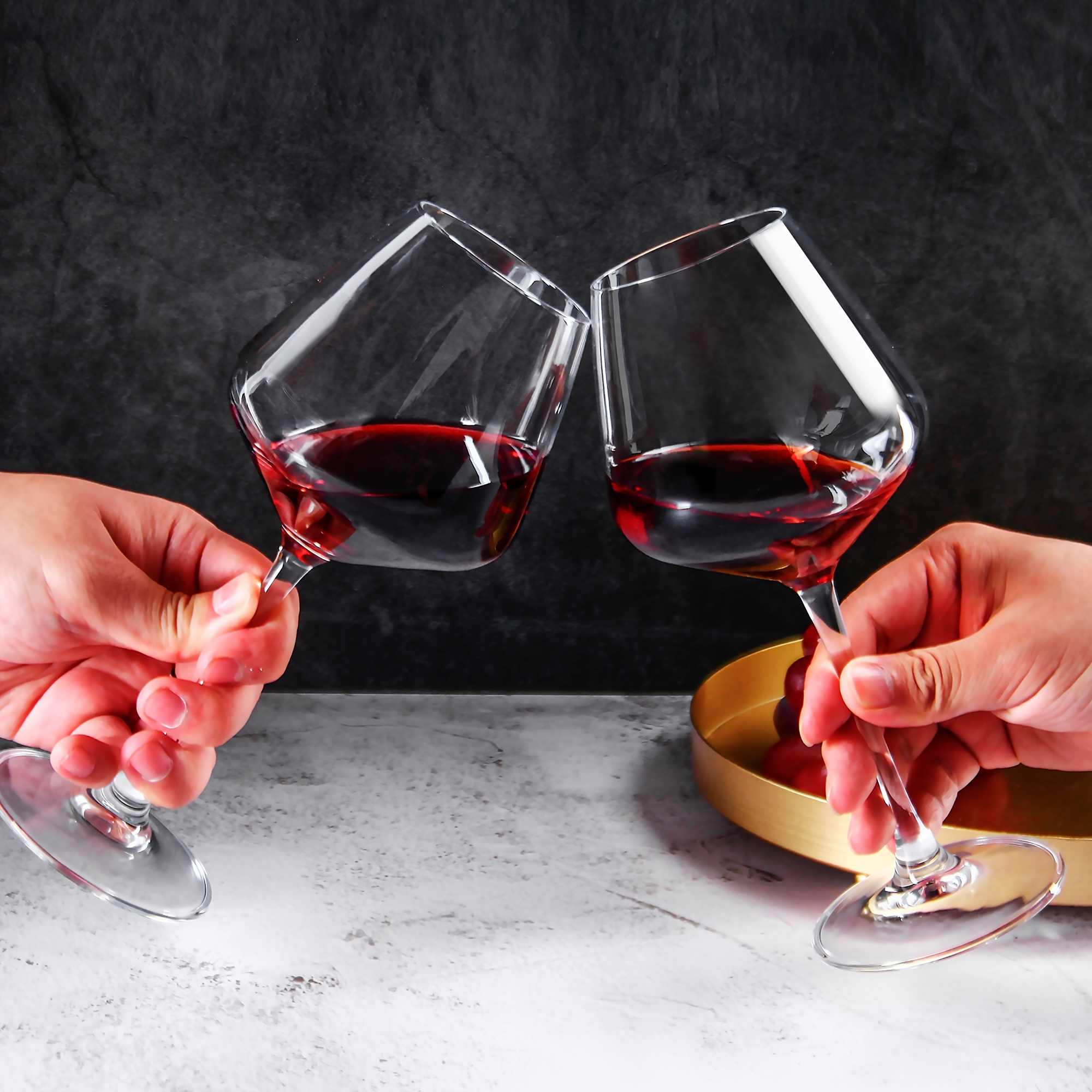 6pcs red wine glasses set 20 oz burgundy large wine glasses - Temu