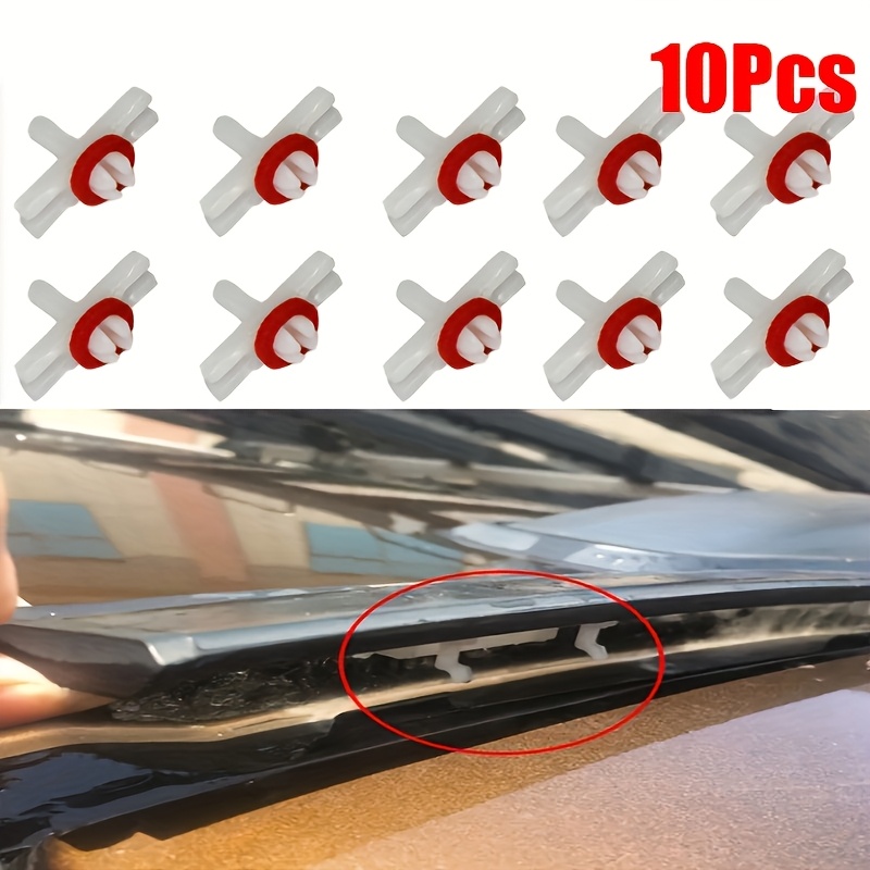 TEMU 10 pezzi Clip per bordo portiera laterale auto, striscia modanatura, piccolo 113853585C per VW Golf Mk1, Jetta Mk1, Beetle