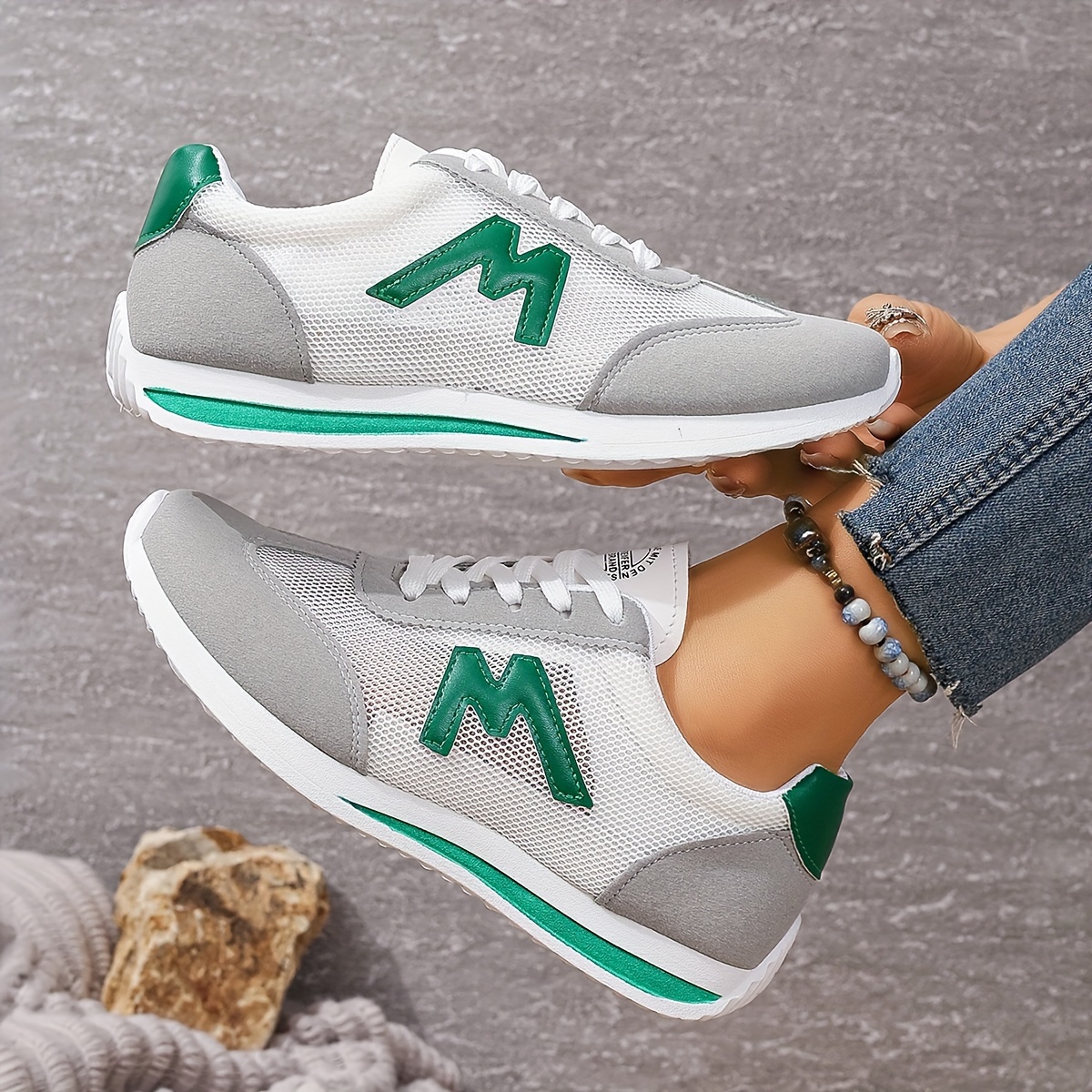 women's fashion trendy round toe flat sport shoes 2024 Temu