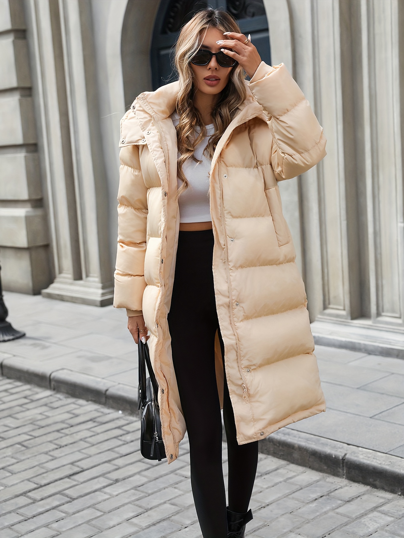 Long Coat Mantel Winter Beige Winter Coat Teddy Mantel Beige