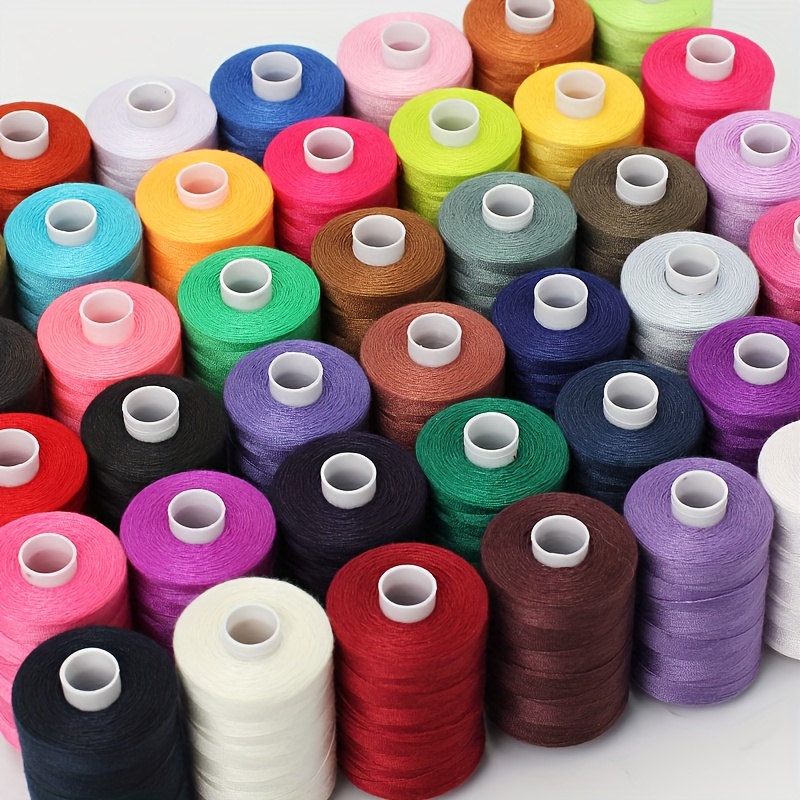 

Home Diy Color Thread Sewing Machine Thread Set 42 Spools Hand Sewing Thread Set 1000 Yards Polyester 402 Sewing Thread With Cover/without Cover