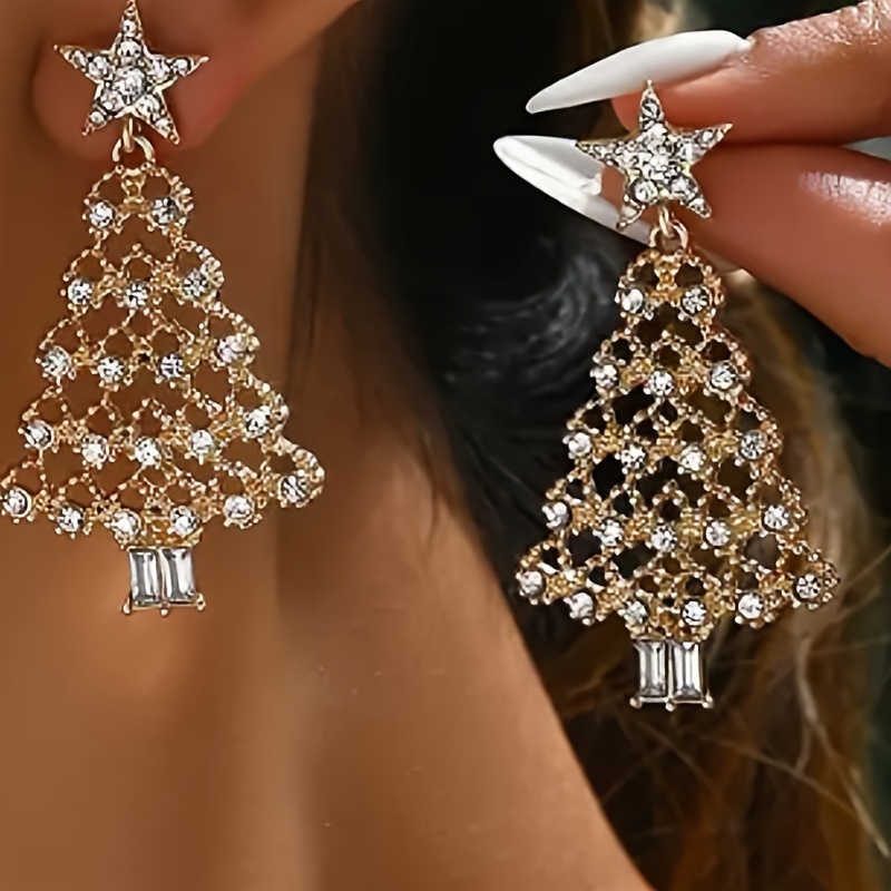

Unique Christmas Tree And Pendant Zirconia Jewelry - A Christmas