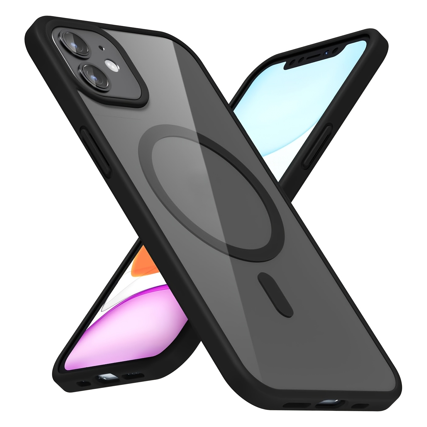 TEMU Phone Case - [luxury Magnetic Case] Magnetic Clear Case Suitable For Iphone 18 Pro Max 18 Pro 17 Pro Max 17 17 17e 16e 16 Pro 15 14 13 12 11 Pro