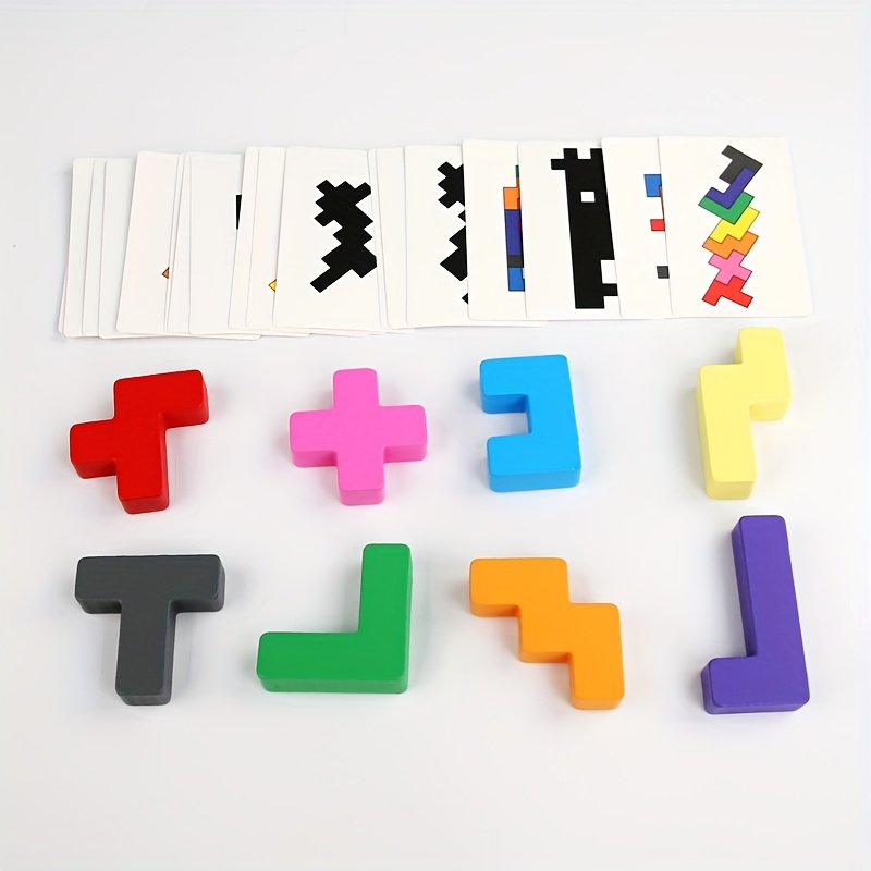 Shadow Guessing Game Balance Building Blocks Puzzle Toy