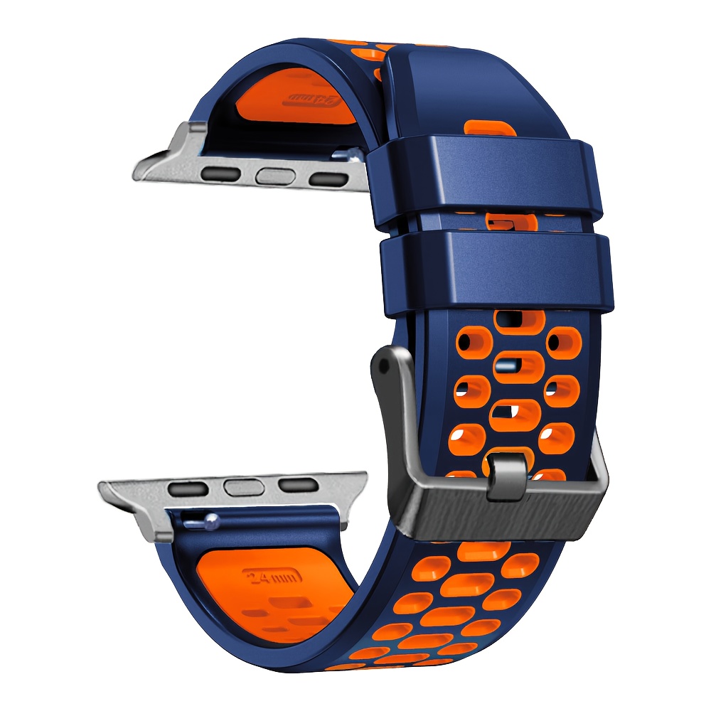 TEMU Breathable Sports Strap For For Watch Ultra 2 49mm S10 46mm 45mm 44mm 42mm Wristband Bracelet For /2/3/4/5/6/7/8/9/10/se - Adjustable Watchband