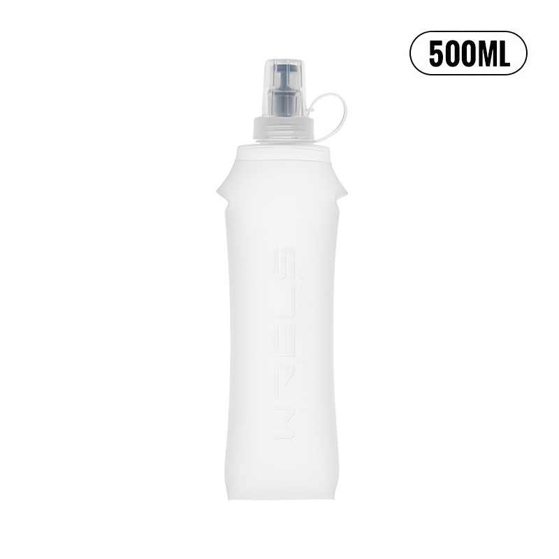 Image of 1pc, Wrels Outdoor Sports Solid Water Bottle, Tpu Food Grade Material, Hot Pressing Odorless, Outdoor Soft Water Bottle, Water Bag Cycling Sports Water Bottle - Portable, Foldable