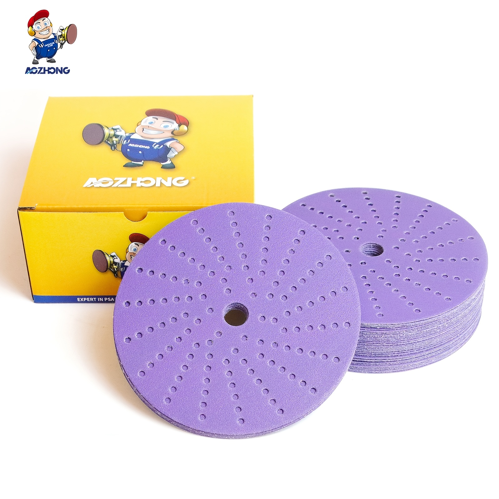 premium çok delikli zımpara 150mm 6 i̇nç çok delikli cırt - Temu