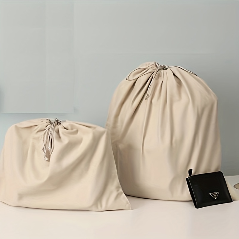 E-shop 3 Größen Verfügbar Luxus Handtasche High-End Tasche Staubdichter Kordelzug Verschluss Organizer Tasche Weiches Material Kratzt Nicht Hochzeit