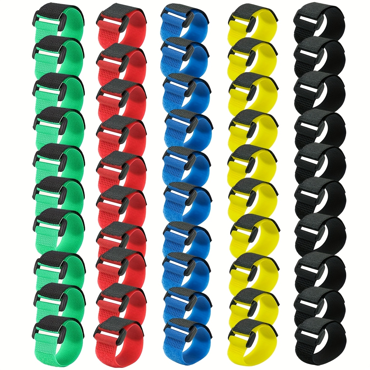 Klett Kabelbinder Rolle 7,6 M X 1,9 Cm | Wiederverwendbar | Schneidbar Für Kabelmanagement | Für Zuhause, Büro & Rechenzentrum