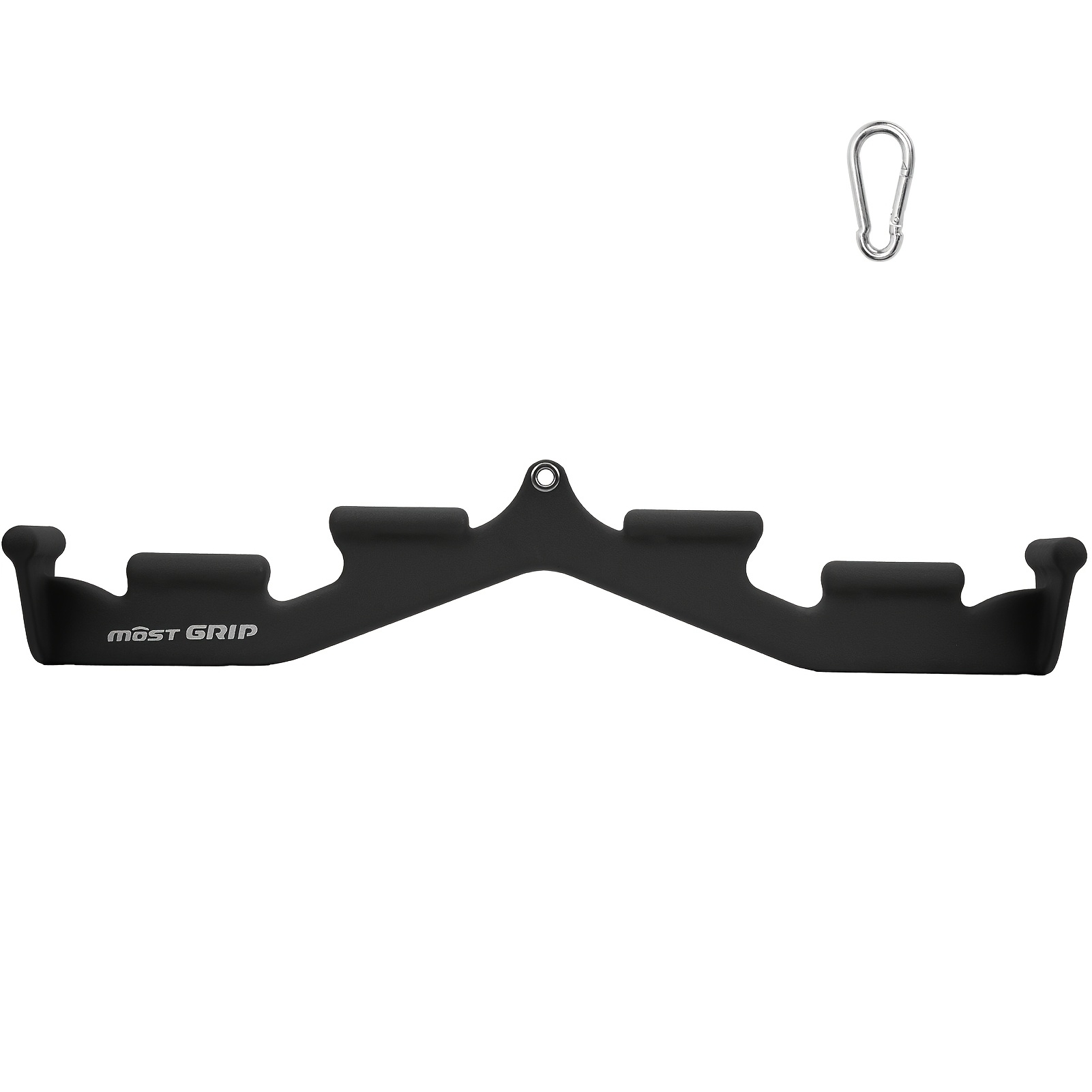 Image of Lat Pulldown Bar With 6 Ergonomic Handles, Neutral Grip Cable Machine Attachment For Full Back Workout, Wide Grip Home Gym Fitness Accessory