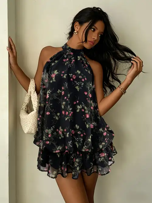 summer halter dress sold on Temu United States summer halter dress sold on Temu United States