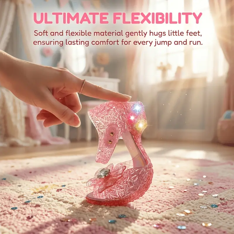 TRIWORIAE Ballerines Fille Mary Jane Avec Velcro - Chaussures Plates Élégantes Princesse Pour École, Fête Et Activité Quotidienne