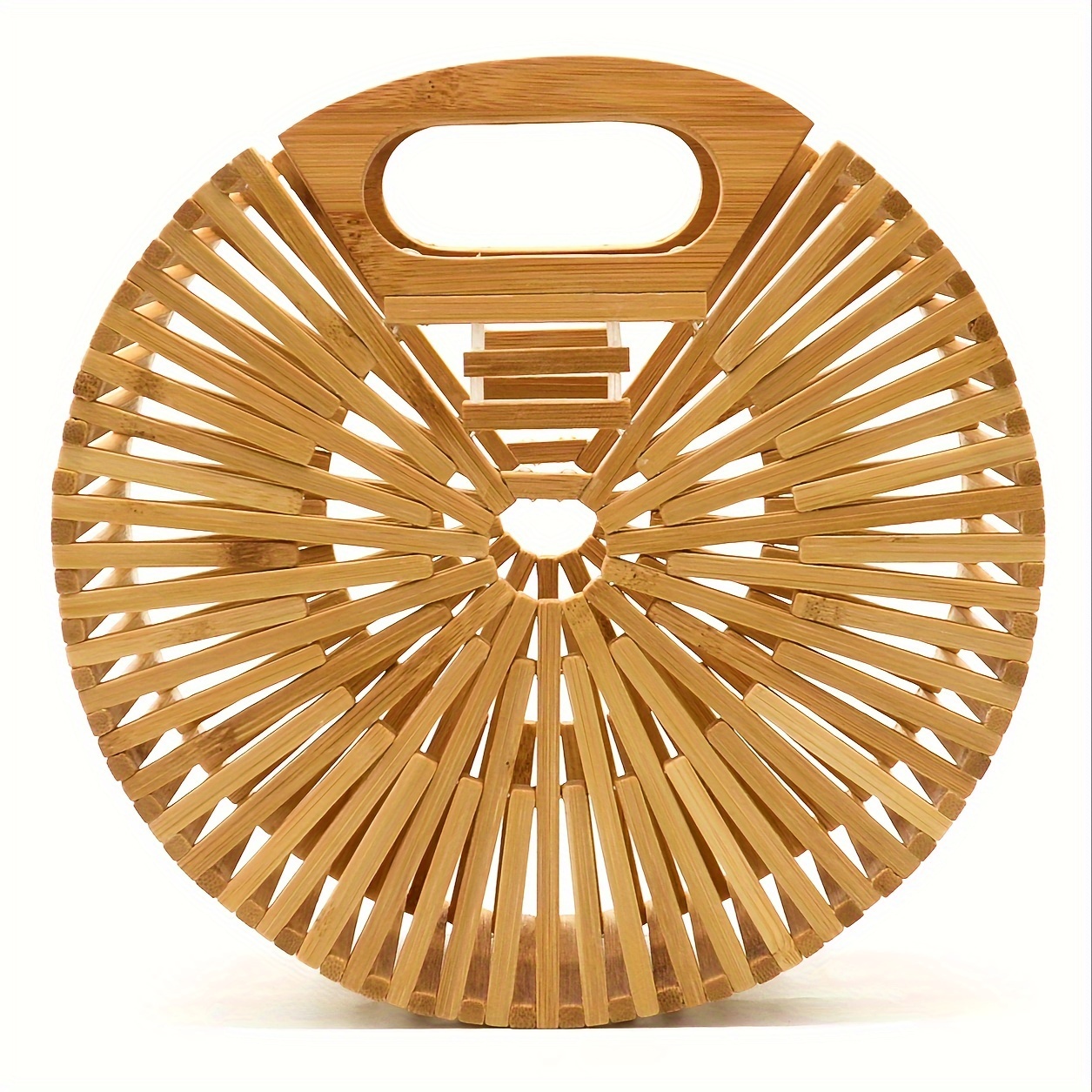 

Round For Women, Wooden Bag,