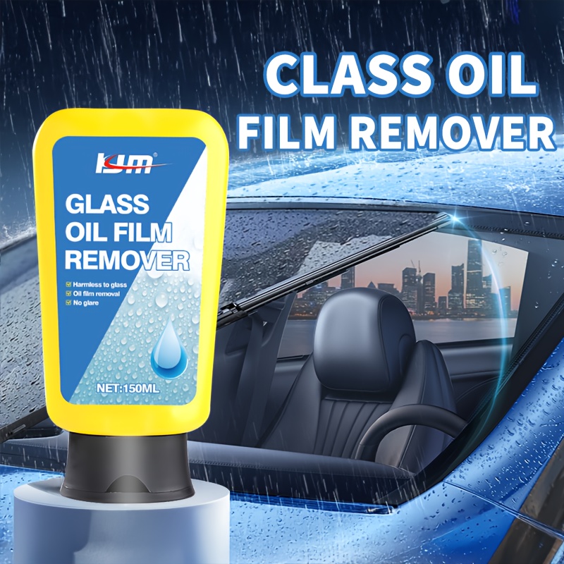 

1pc 150ml -free Glass Oil Film Remover By Rum, Easy-to-use Solution For Visibility & Safety, Car & Home Windows, Visibility Enhancement| Design|effective Formula