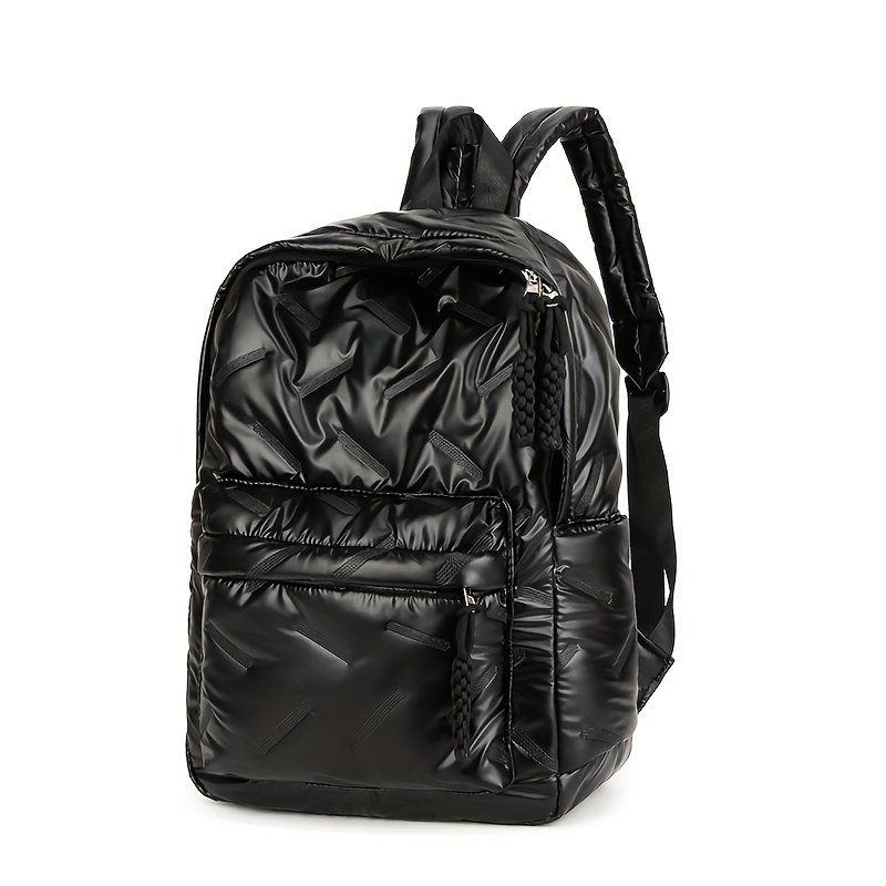 TEMU Sac à Dos Épaule Femme Multicouche en de Nylon Léger, Sac de Voyage et de Navetteur