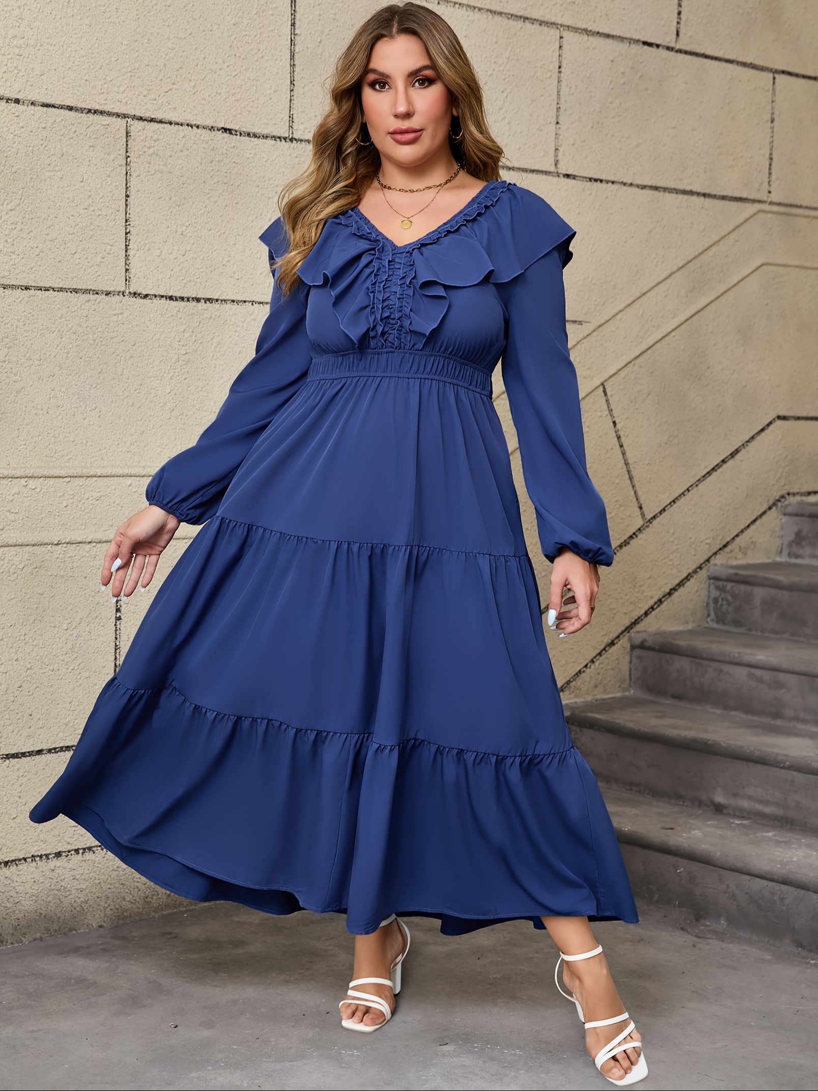 navy blue floral dress for women Navy V-Neck Sleeveless Midi Floral Beaded A-line Dress