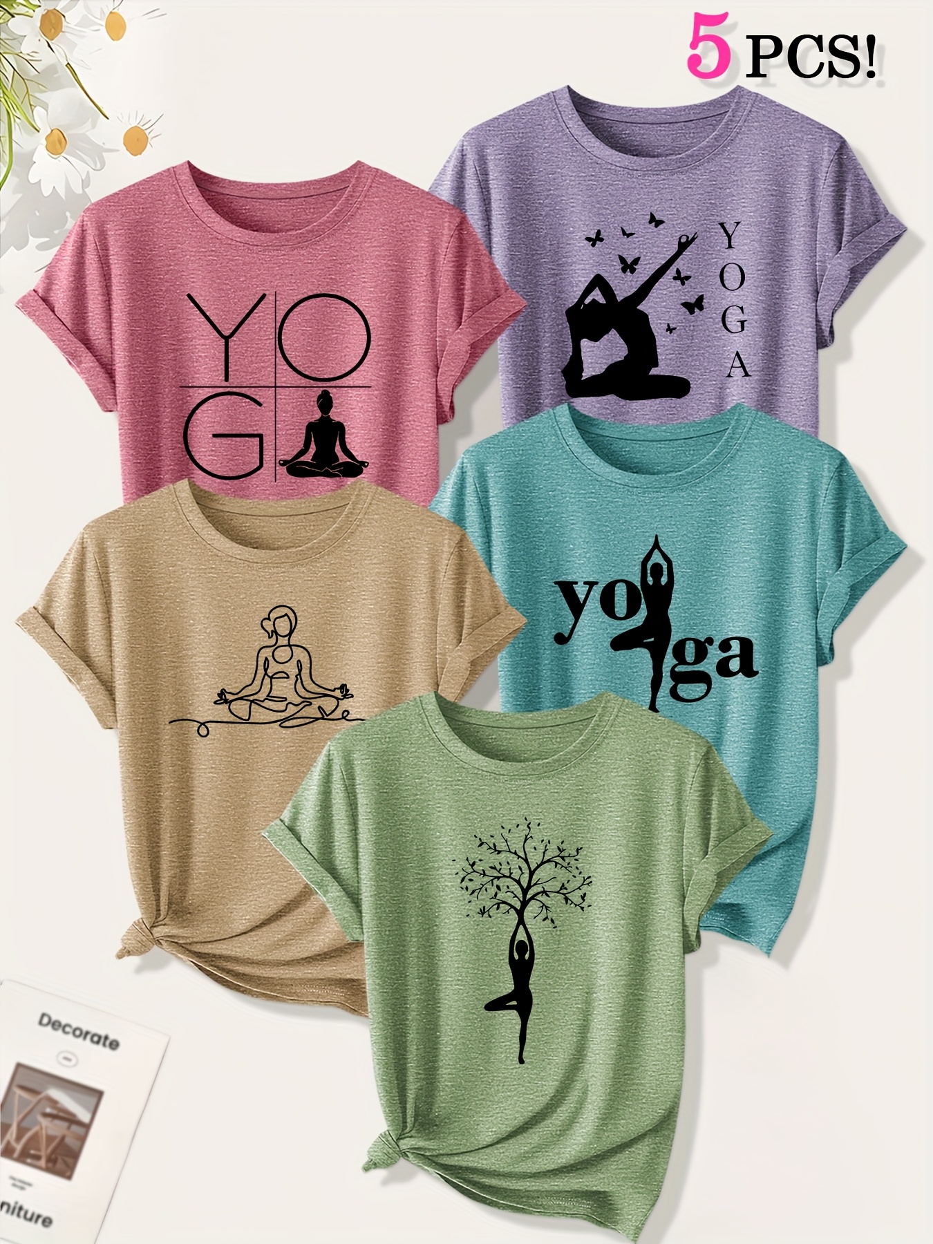 Mandala, Tee, Minimalist Shirt, Yoga TShirt, Amaste...