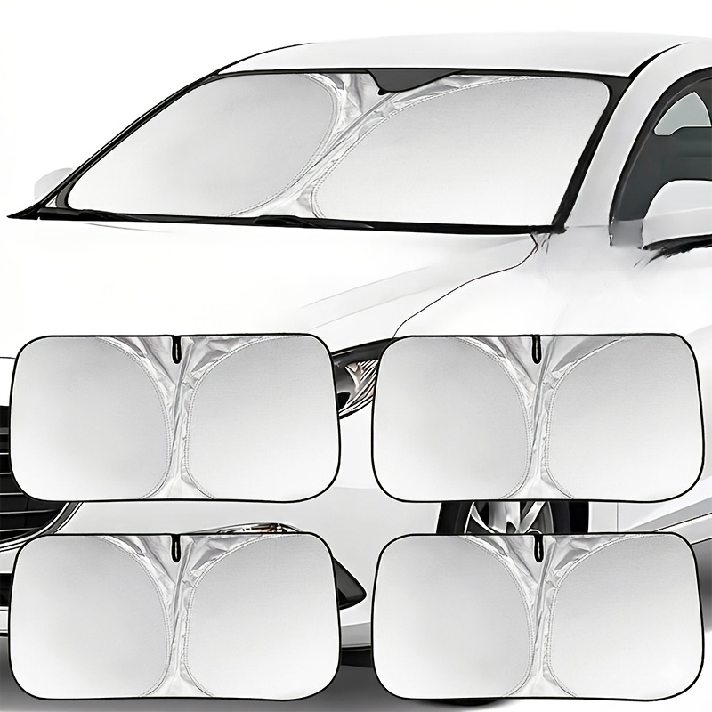TEMU 1pc Car Windshield Sun Shade, Front Windshield Heat Insulation Cover, Uv Protection Sunshade Visor For Halloween Christmas New Year Gift, Auto