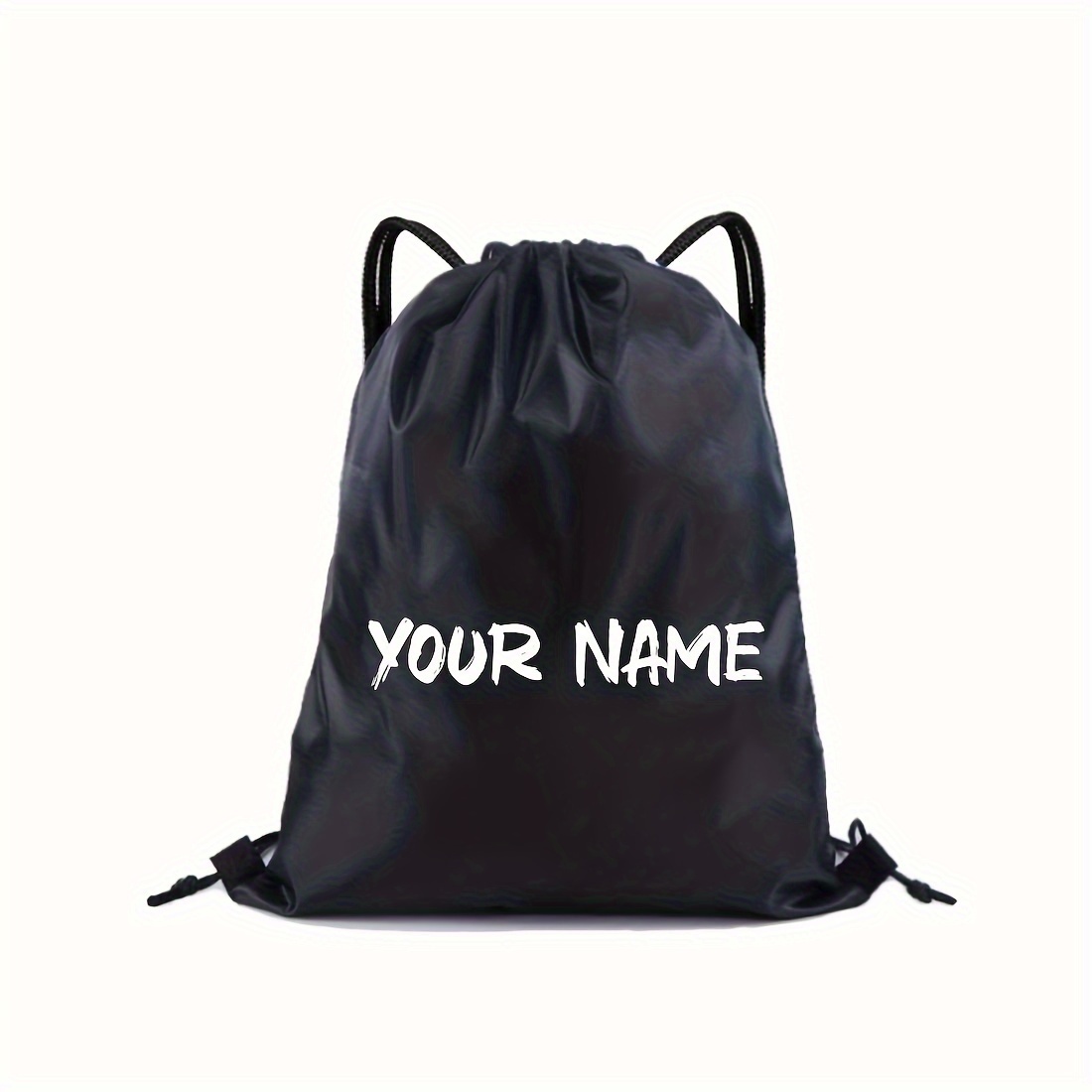 E-shop Personalisierbarer, anpassbarer Rucksack mit Kordelzug - Kreativer, individueller Name/Text, robuste Aufbewahrungstasche mit Kordelzug,