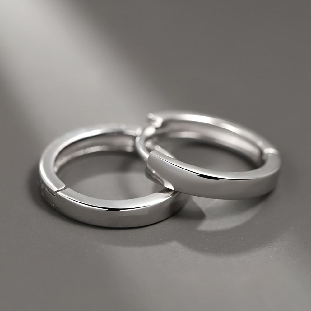 Tiny 14K Gold Plated Hoop Earrings for Men