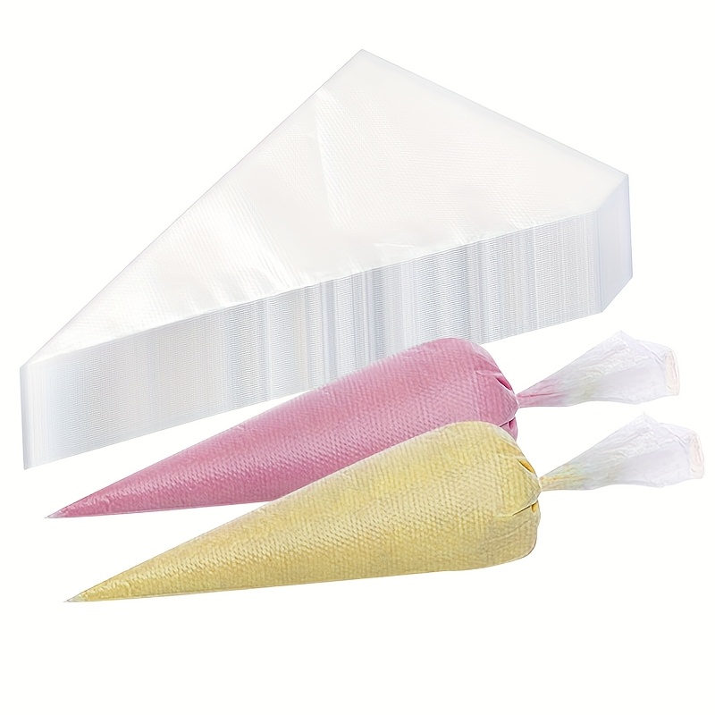 200 100 50pcs heavy duty disposable pastry bags durable   reusable with non   suitable for cake decorations baking