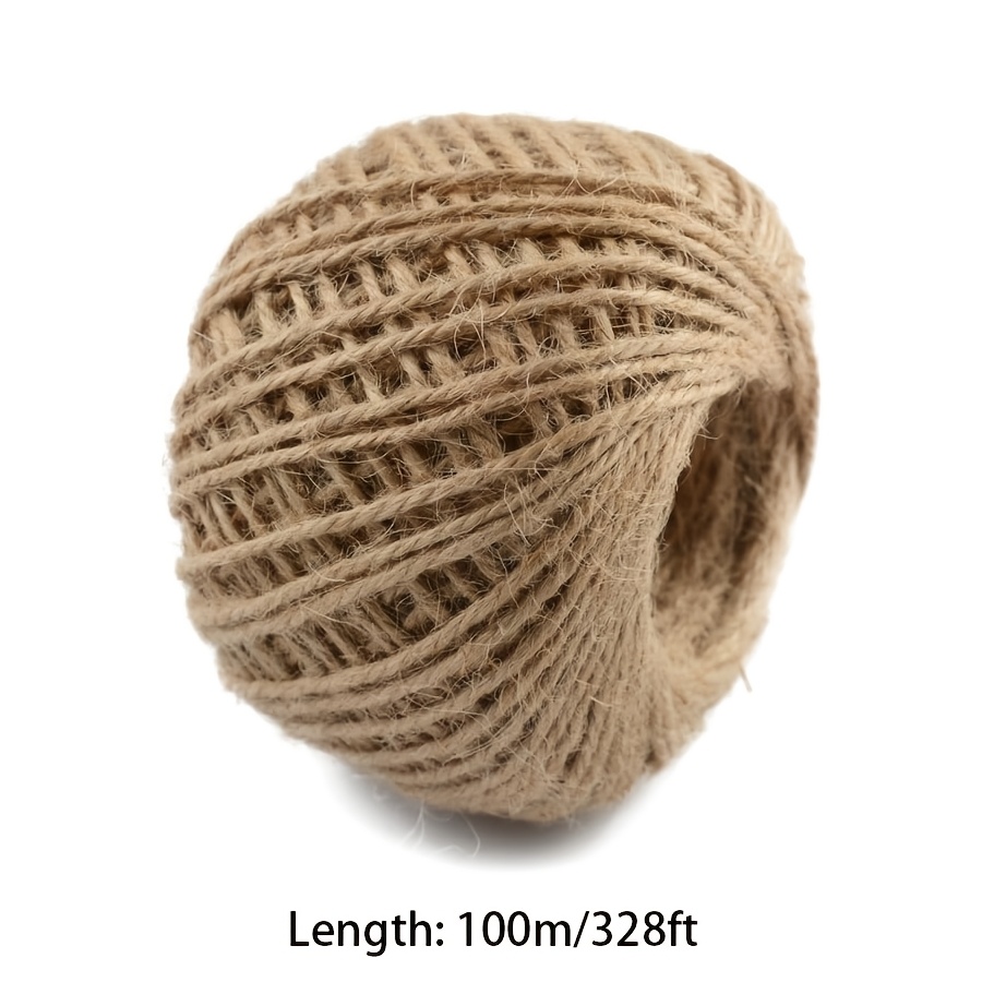 TEMU 1 Rotolo di Decorativa di per Feste, 110 Iarde/328 Piedi di Spago di Decorativo, di per Arti e Mestieri, Spago per Incartare Regali, Etichette