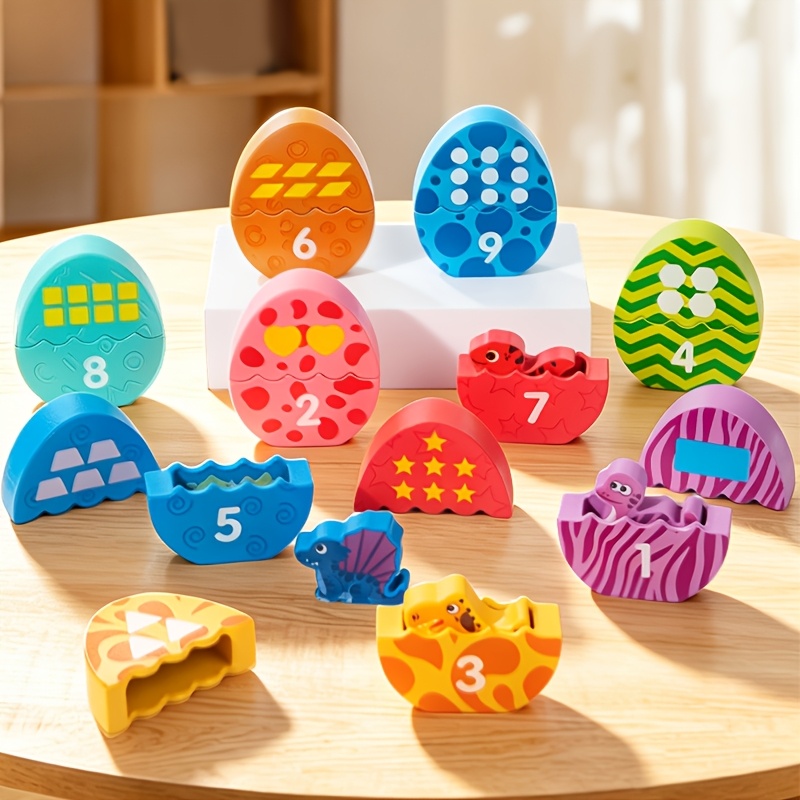 Cute Dinosaur Egg Matching Educational Toy