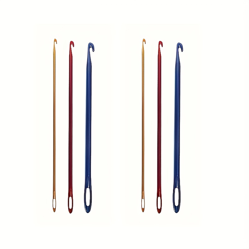 TEMU A Set Of 6 Crochet Tools, Featuring Knitting Needles, Ideal For Crafts, , And Sewing Projects