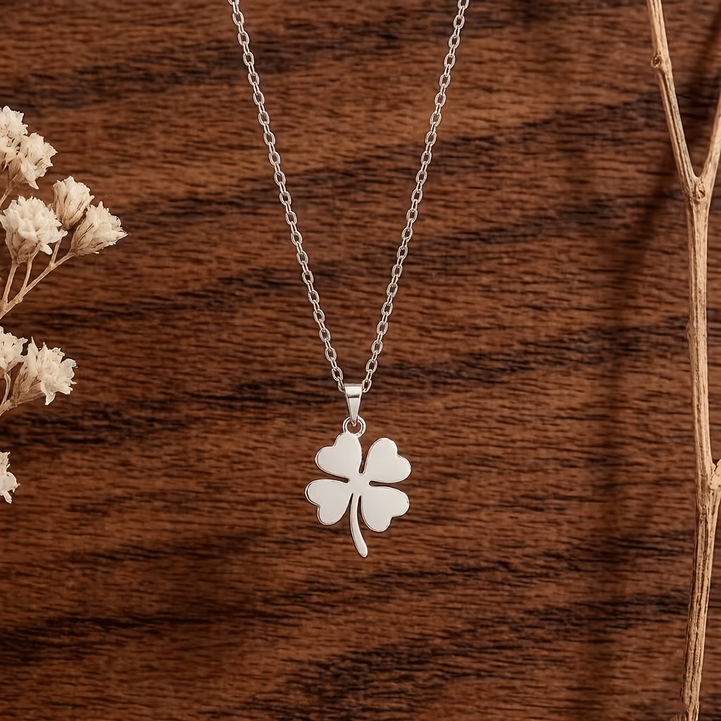 TEMU Collier en acier inoxydable, collier à pendentif tendance et facile à , convient aux chaînes de clavicule pour femmes, étanche et durable, ne se
