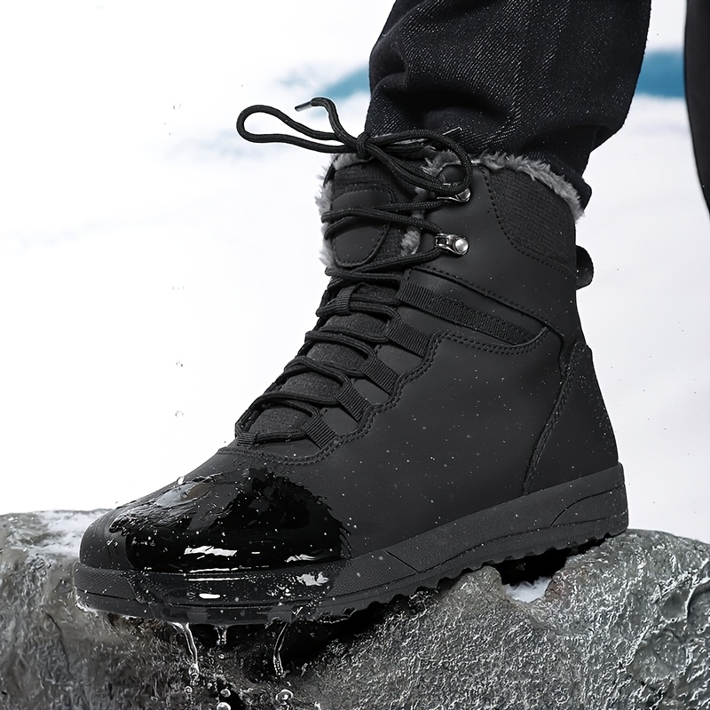 Men's Trendy Outdoor Anti-Slip Warm Hiking Boots