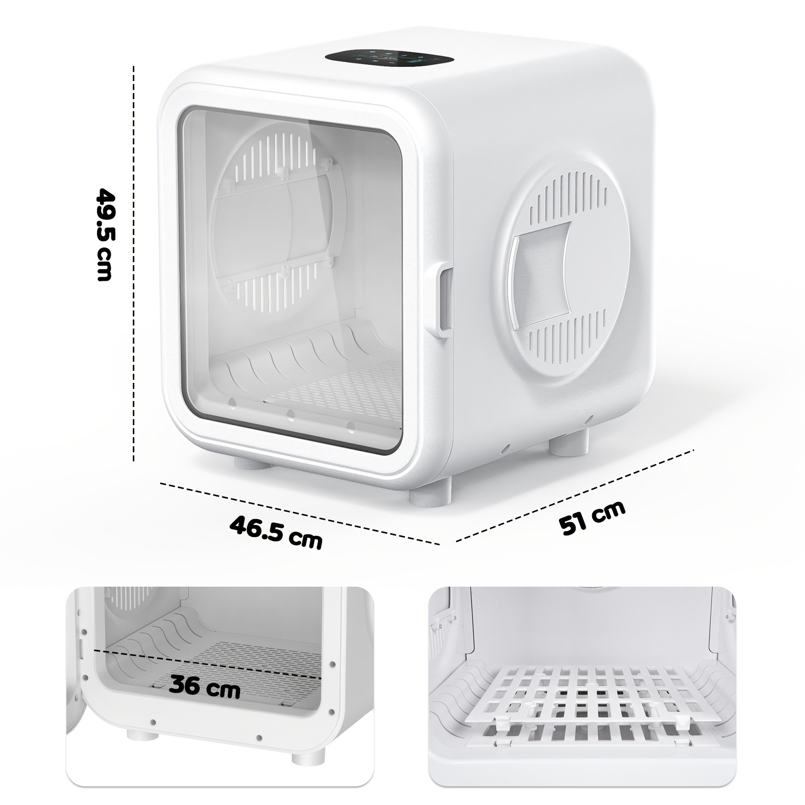 Cobuy Pet Dryer Box 68L, 15Min Fast 360° Drying, No More Pet Scared of Blower, 5 Modes for Cats Small Dogs - Image 3