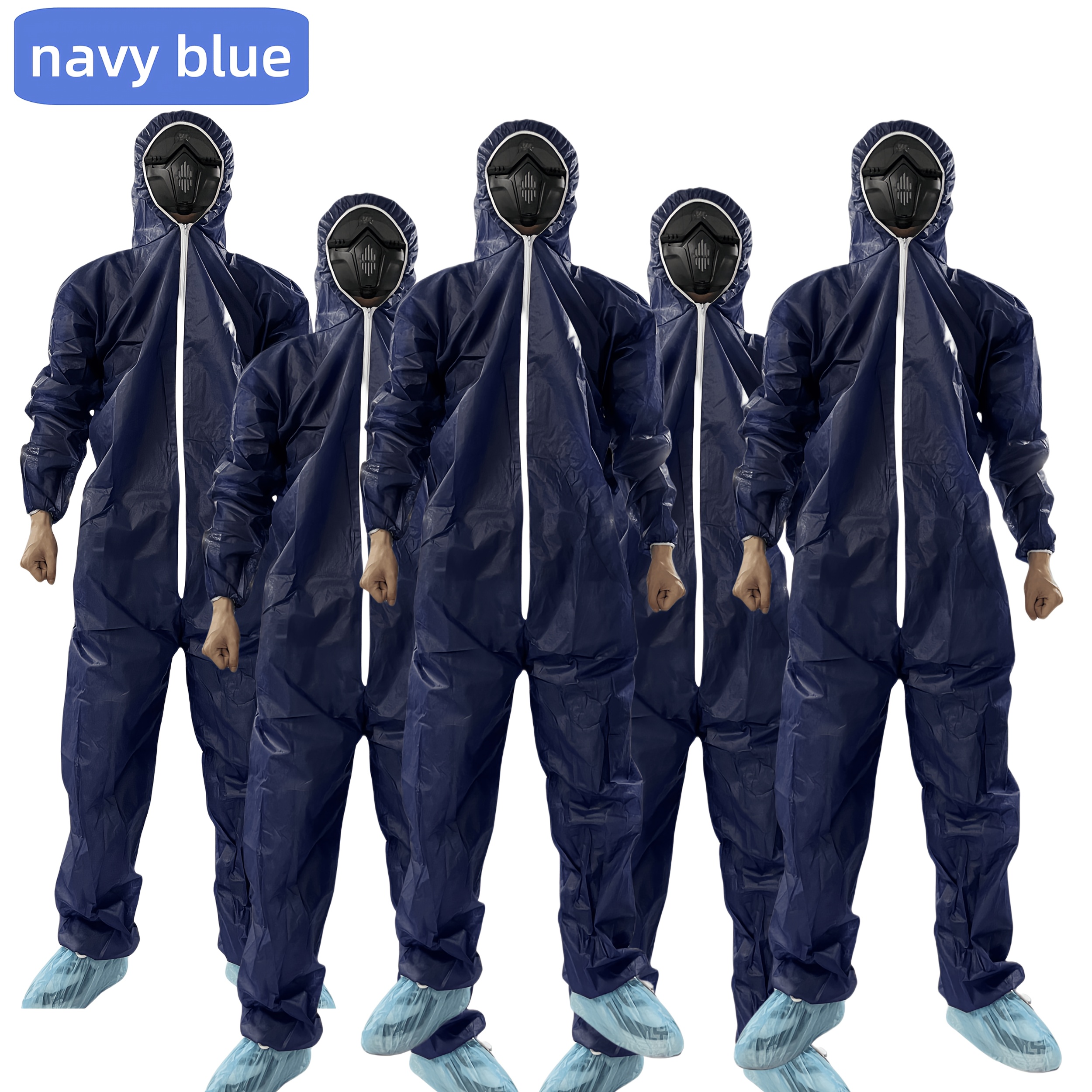 navy blue disposable jumpsuits l 3xl size 35gsm - Temu Chile