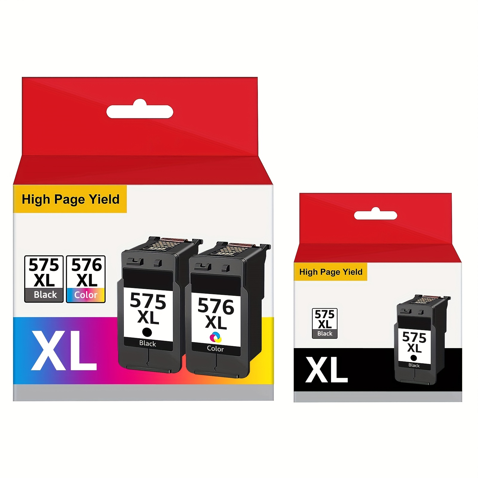 TEMU d' multipack 575 XL 576 XL compatibili con per stampanti Canon 575 576 e a colori per Canon TS3550i TR4750i TR4751i TS3551i
