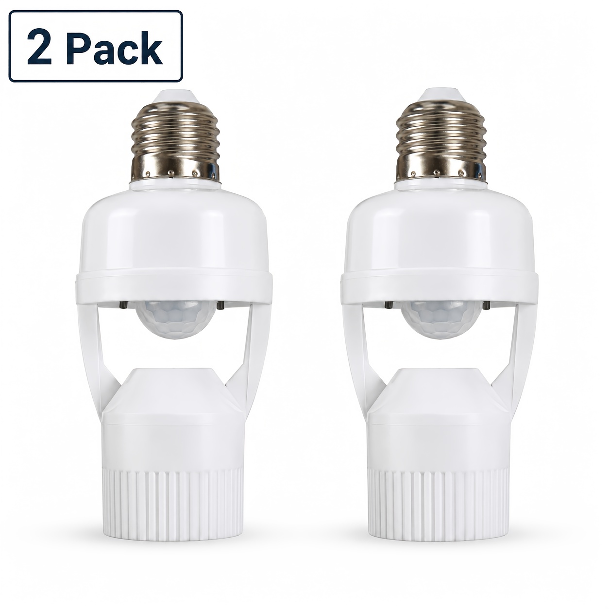 TEMU Adaptador de portalámparas con sensor de movimiento PIR E27, temporizador ajustable de 16, 32 y 220 , de , AC 85 a 265V, portalámparas de 100W