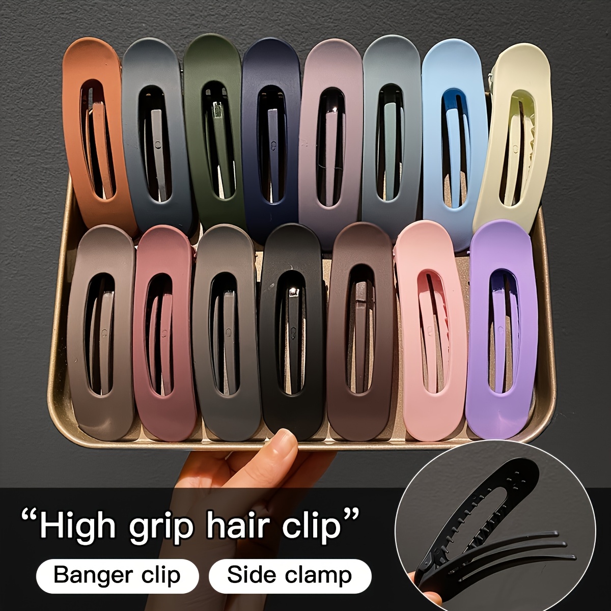 15pcs matte hair clips non   elegant minimalist hairpins for women everyday formal events secure hold for updos buns braids salon home use 15pcs hair additions bun hairstyles   smooth end  