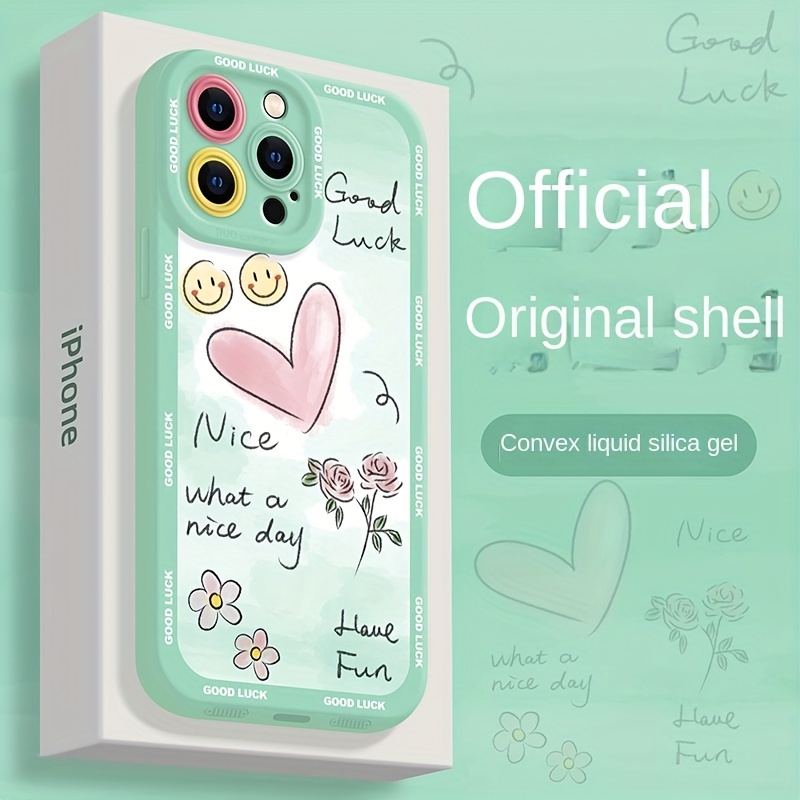 TEMU Phone Case - Adorable Animated Design Phone Cover For Iphone 16 Pro Max, Case Suitable For 15 Pro, 14 Pro, 13 Pro, 12 Pro, And 12 Models For