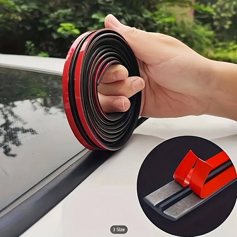 

1pc300cm/118.11in{car T-shaped Sealing Strip} And Rear Windshield Universal -leakage Strip T-shaped