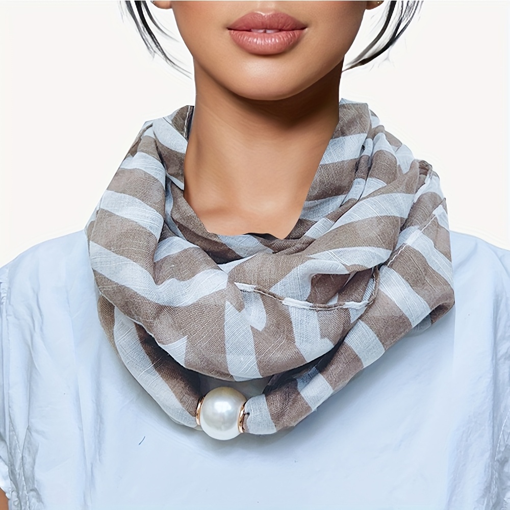 TEMU Extended 3-loop Convertible Scarf For Women - Soft, -friendly & -like Feel Winter Neck Wrap For Fashion & Warmth
