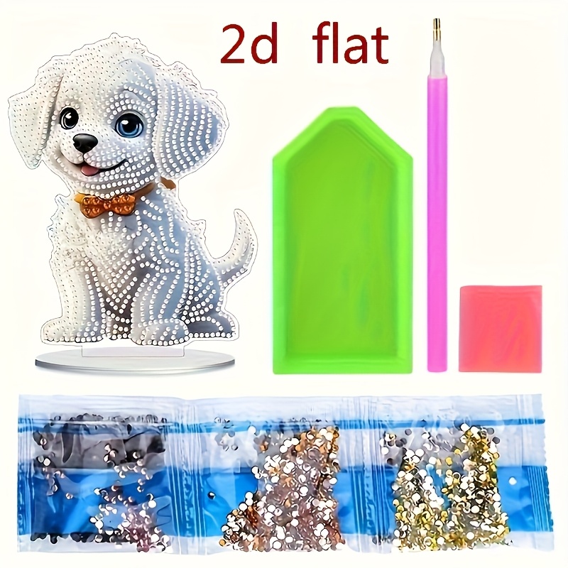 Image of 2d/flat Diamond Painting Of A Decoration Piece, A Unique Irregular Diamond Design, Perfect For Home, Bedroom, Or Desk - An Ideal Gift For And For Family